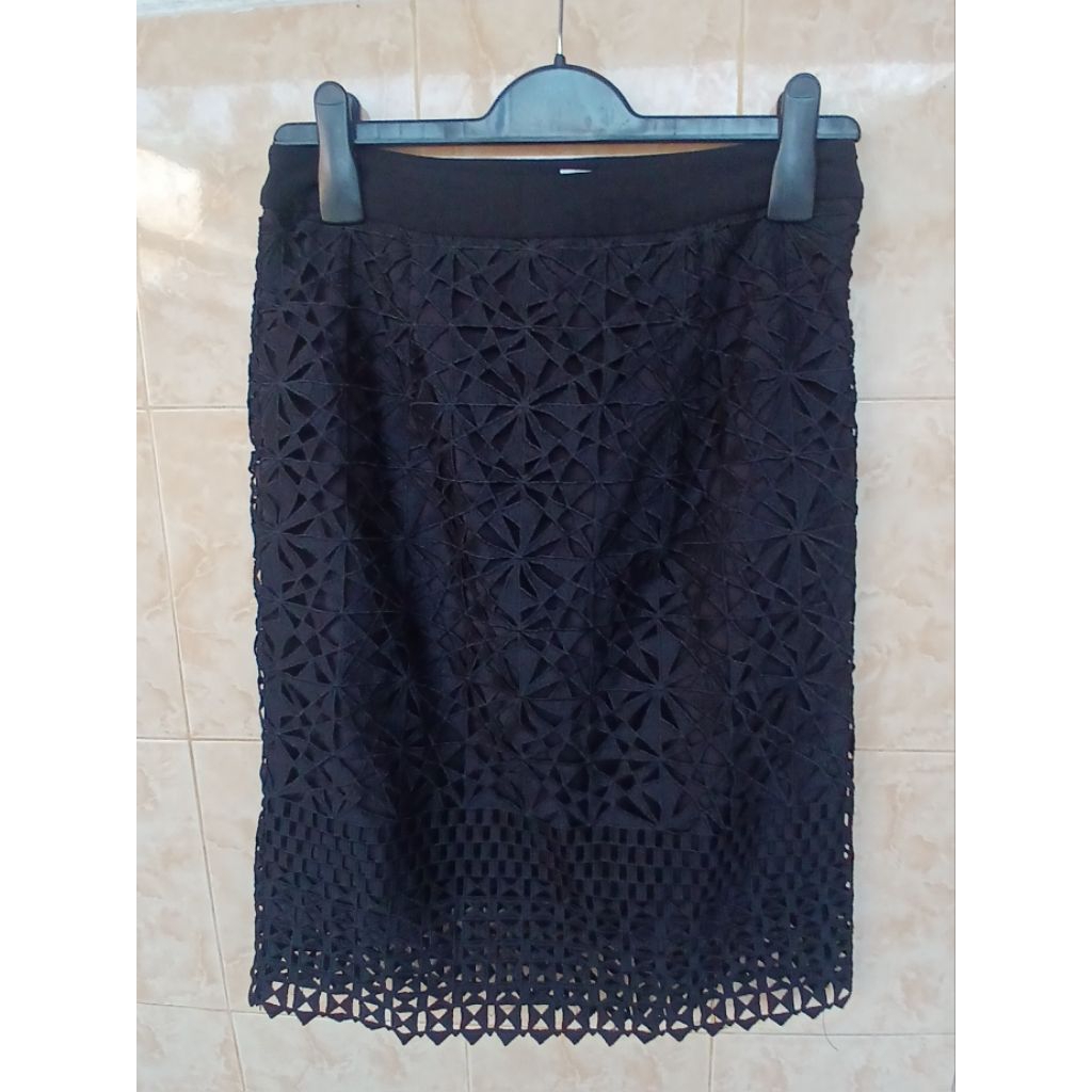 Rok, Tank Top Brukat Prada Mewah Preloved