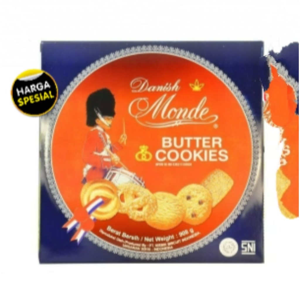 MONDE BISCUIT BUTTER COOKIES Kaleng 908gr
