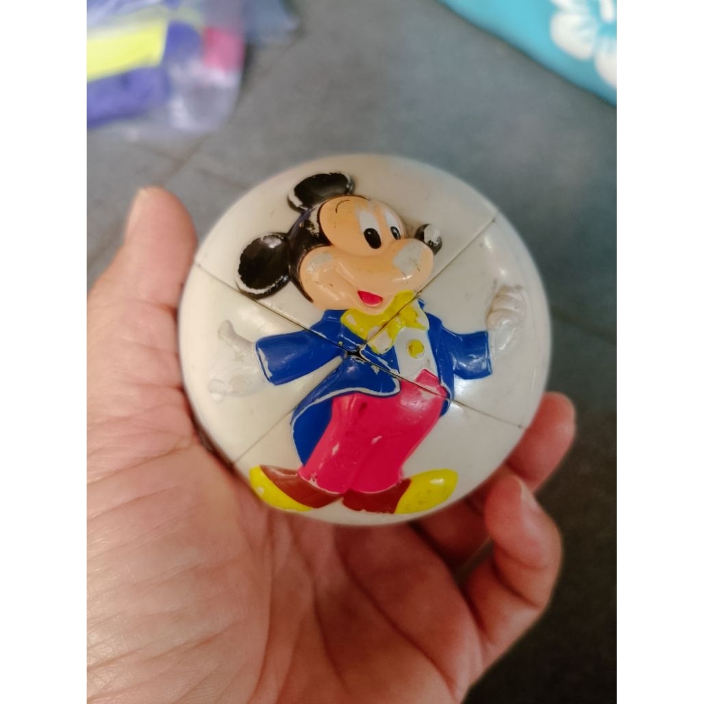 Vintage Mickey’s Challenge 3D Puzzle Ball Disneyy Donald Duck 1990s second