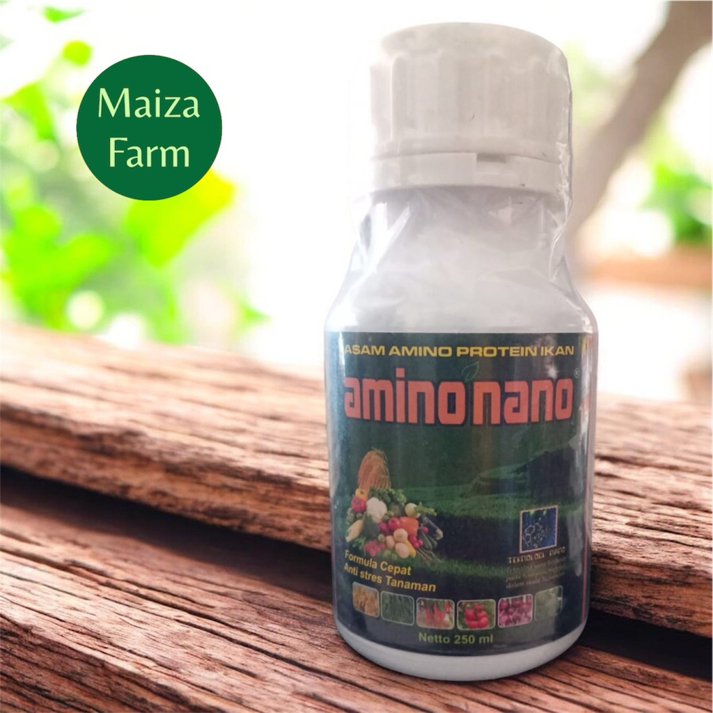 Amino Nano 250ml | Asam Amino Protein Ikan Anti Stres Tanaman | Pembenah Tanah