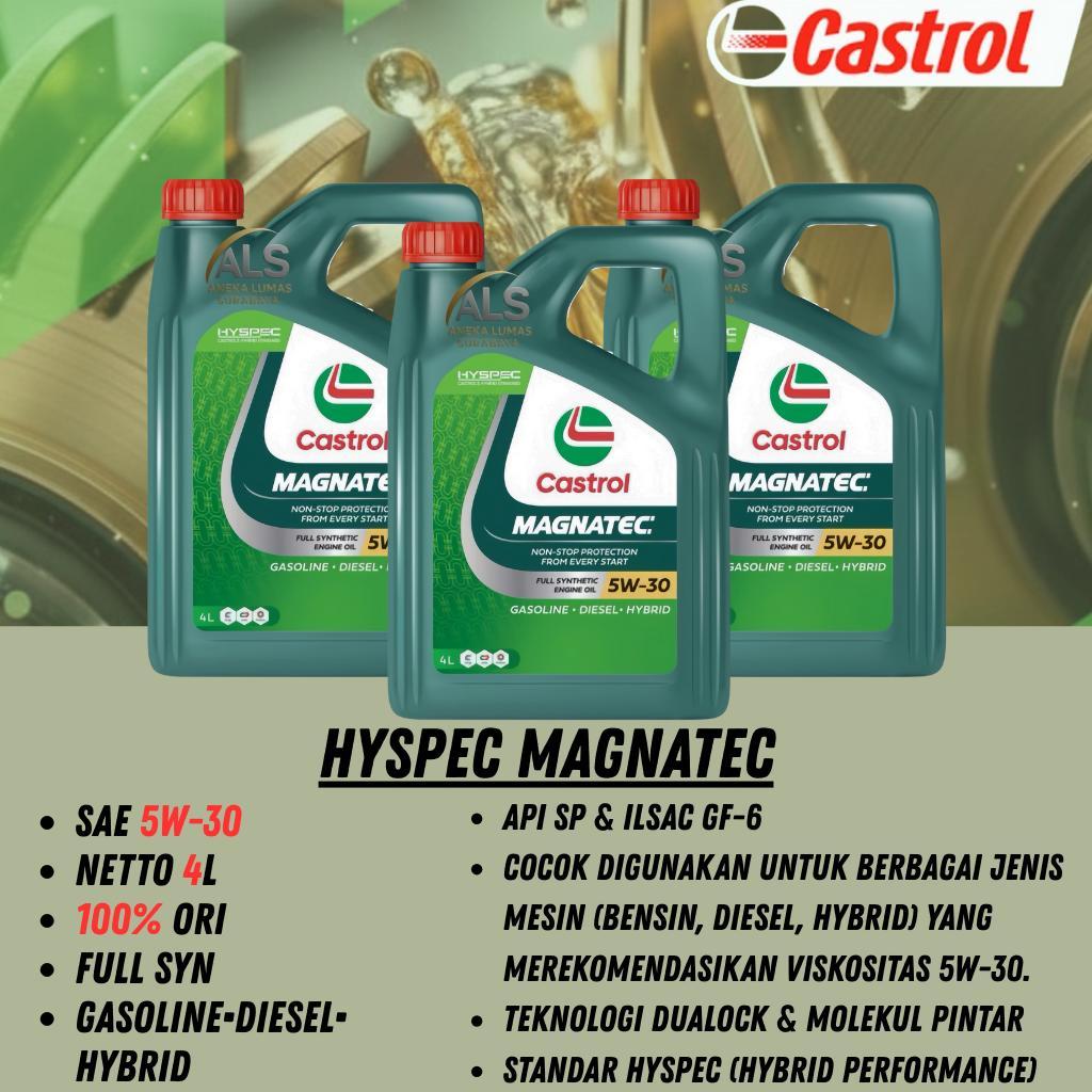 Castrol Magnatec 5w-30 4Liter / Oli mesin mobil bensin Original Castrol 4L