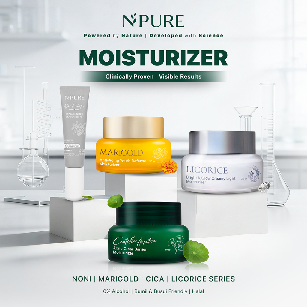 NPURE Moisturizer All Variant - Melembapkan dan Mencerahkan Wajah