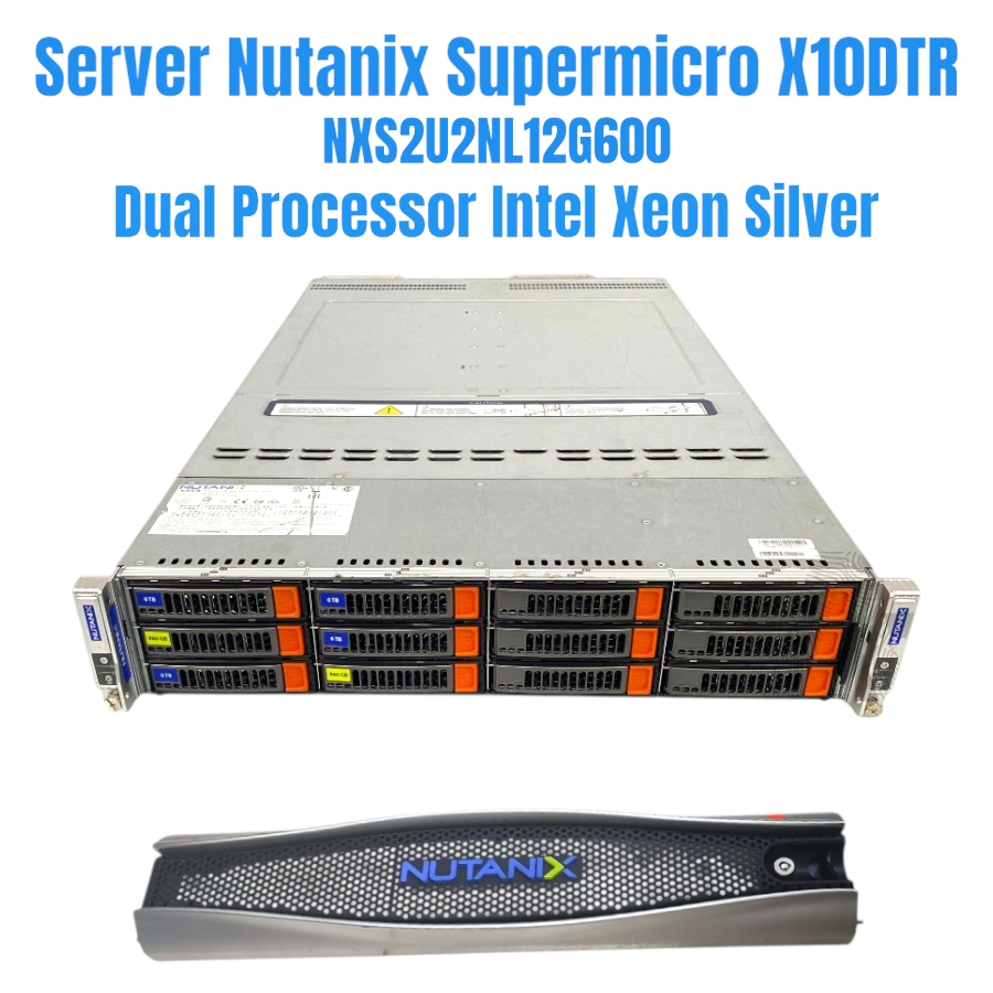 Server Nutanix Supermicro X10DTR Dual PSU processor Intel Xeon Gold 6138 Ram DDR4 svr12