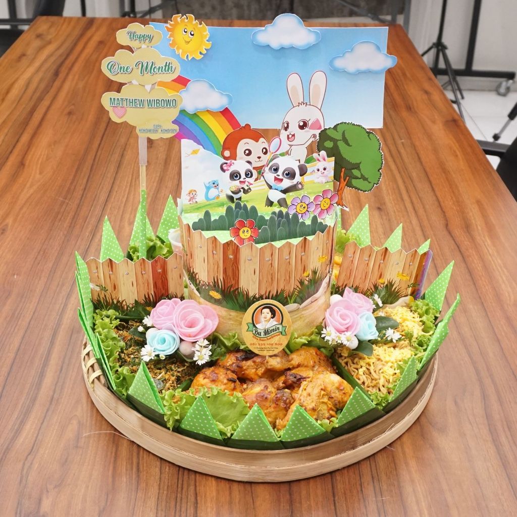 umpeng Karakter Ulang Tahun Anak Surabaya - Nasi Kuning Custom Bu Mimin (Ahlinya Dadakan)