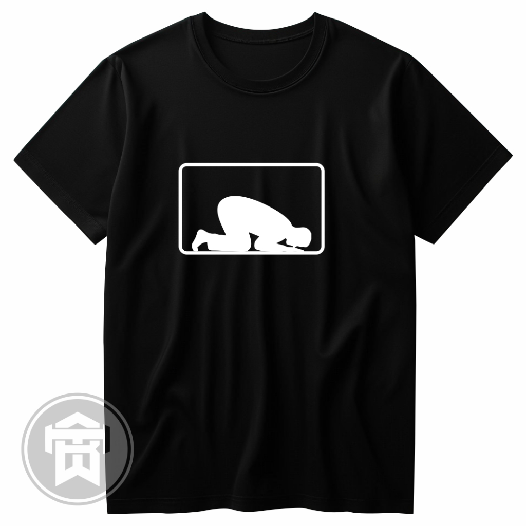 Kaos Sujud Sholat Sembahyang Lebaran Muslim Ramadhan 2026 - Pro Palestina