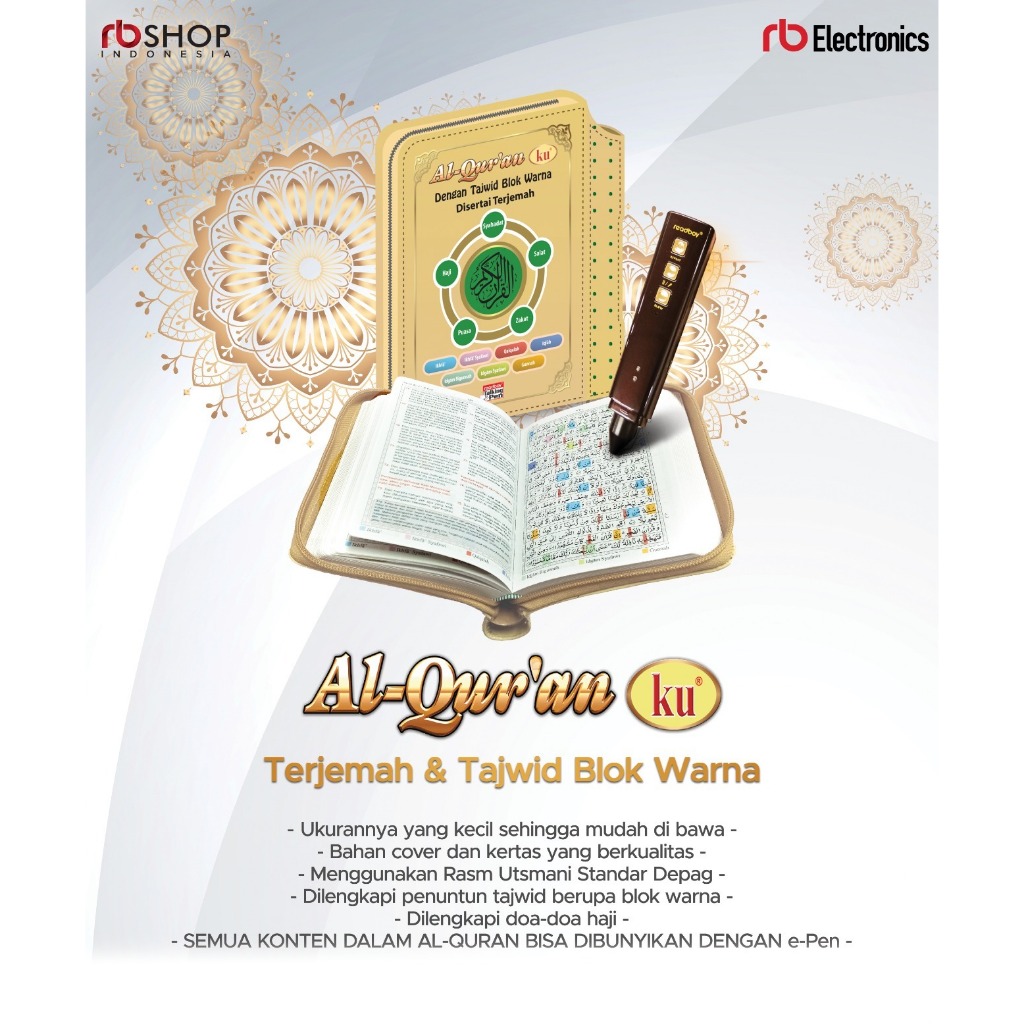 RB Talking  Epen Al-quran Digital Al-quranku Terjemah dan Tajwid Blok Warna