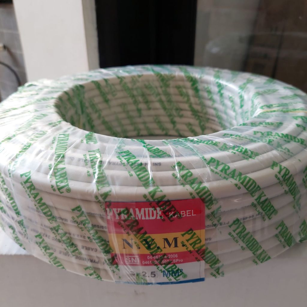 Kabel Tembaga Murni SNI NYM 3x2,5 KABEL LISTRIK KAWAT TEMBAGA ISI 3 50yard