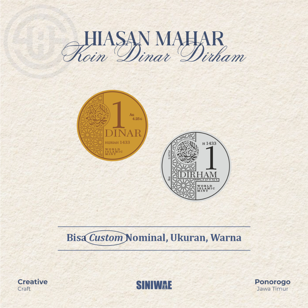 Replika Koin Dinar & Dirham