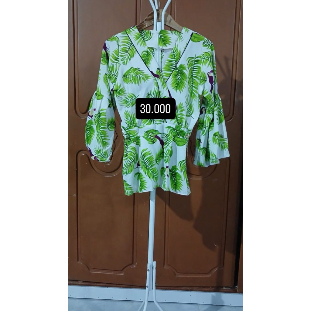 Baju Atasan Lengan Balon