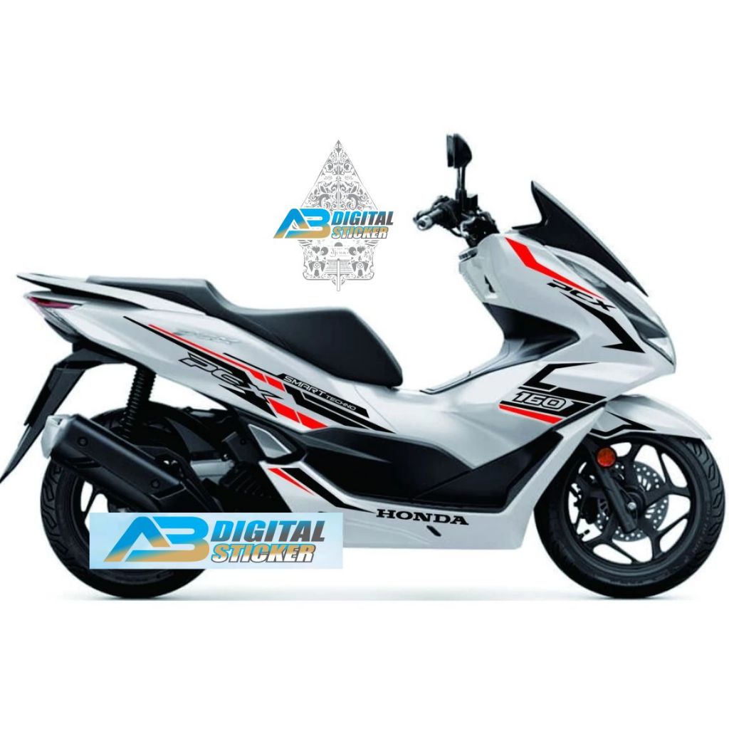 STICKER MOTOR PCX 160 STRIPING HONDA PCX TERBARU