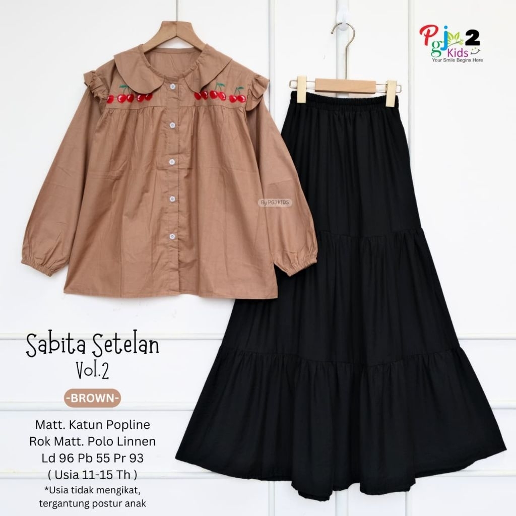 SABITA SET KIDS VOL.2 BY PGJ ORIGINAL BEST SELLER