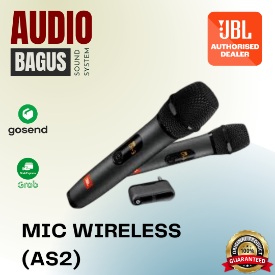JBL MIC PORTABLE WIRELESS SET AS2 MICROPHONE ORIGINAL
