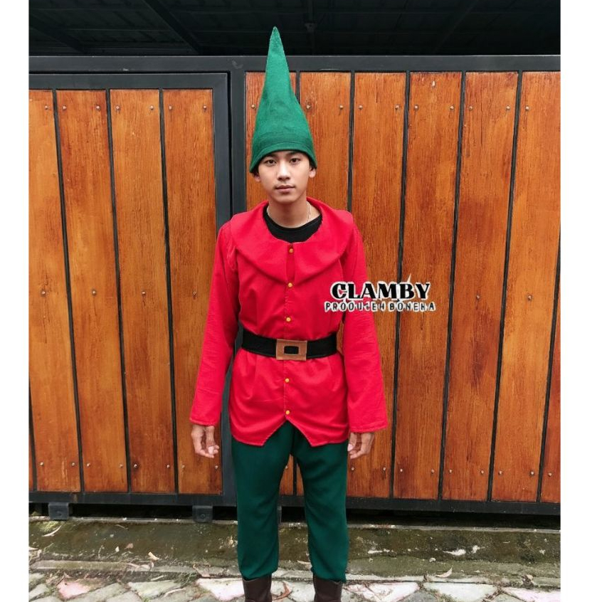 Kostum Karakter 7 Kurcaci Snow White Baju Karnaval Natal Baju Halloween Dewasa