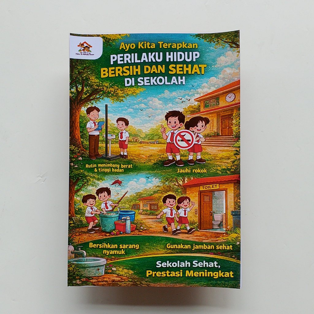 Poster PHBS Sekolah - Sekolah Sehat - Kesehatan Sekolah