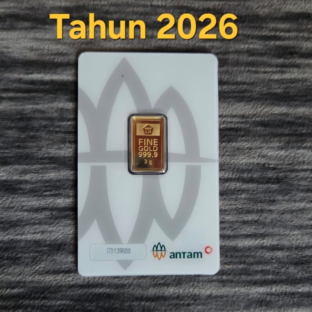 Emas Logam Mulia Antam 3 gram