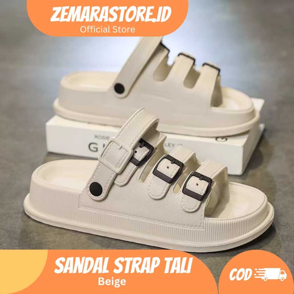 Sandal Pria Wanita Sandal Strap Tali Sandal Kekian