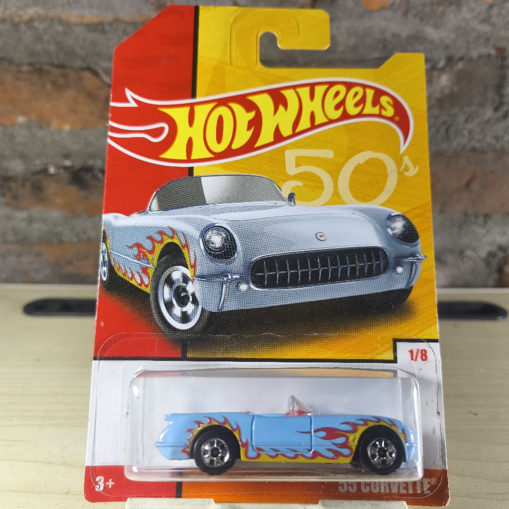 Hot Wheels '55 Corvette Blackwall - Reguler Card