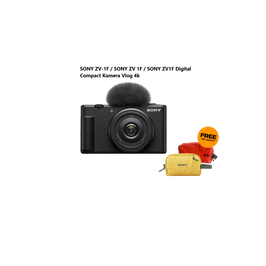 SONY ZV-1F / SONY ZV 1F / SONY ZV1F Digital Compact Kamera Vlog 4k