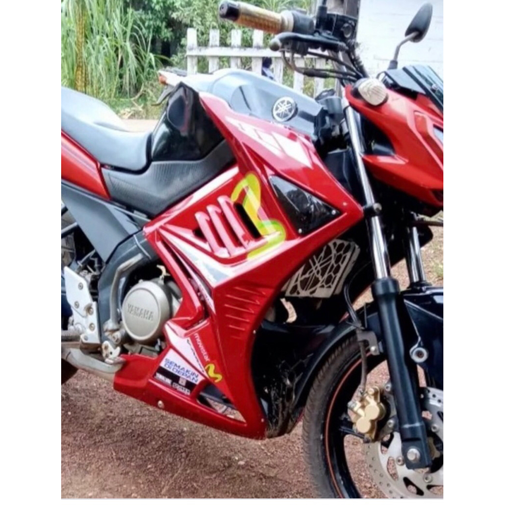 Fairing / Sayap Vixion New (Full atas s/d bawah mesin) - Warna Stylish Presisi , Pemasangan Mudah, B