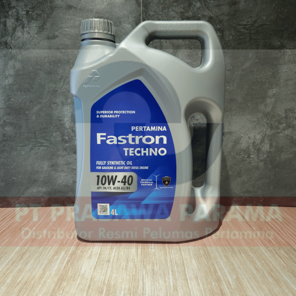 Pertamina Fastron Techno 10w-40 API SN/CF 4 Liter/1 Galon - Oli Mesin Mobil