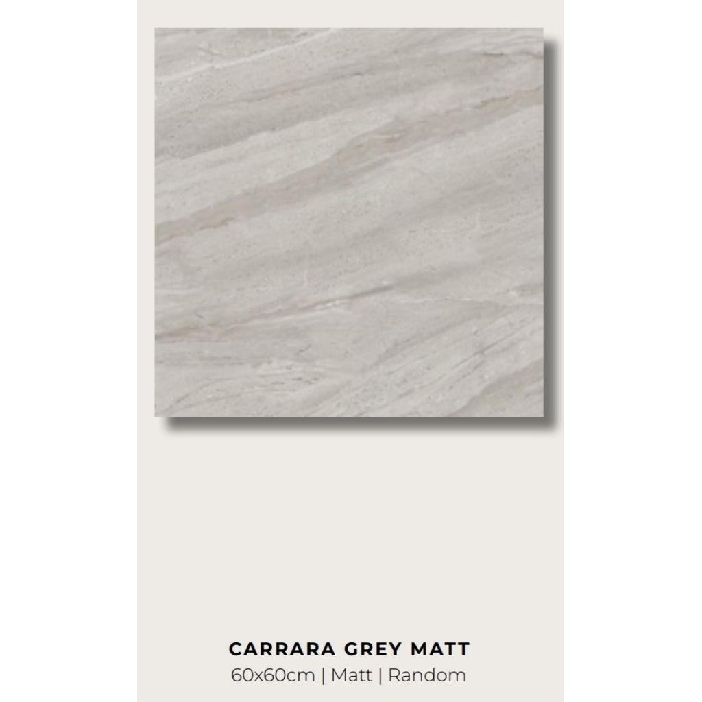 Granit Valentino Carrara Grey Matt 60x60