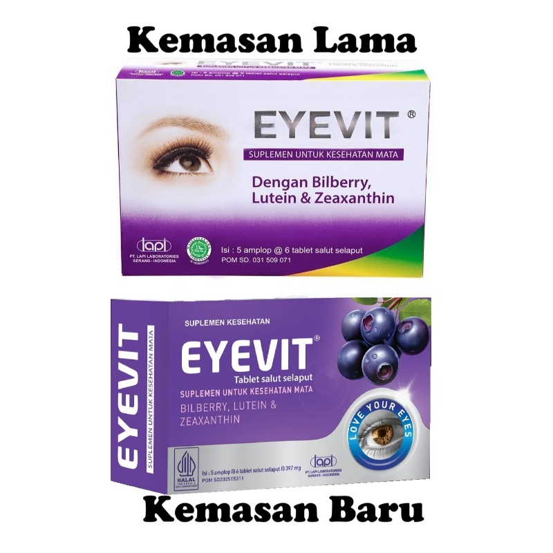 Eyevit Tablet / Vitamin Mata Dewasa - Suplemen Kesehatan Mata Dewasa