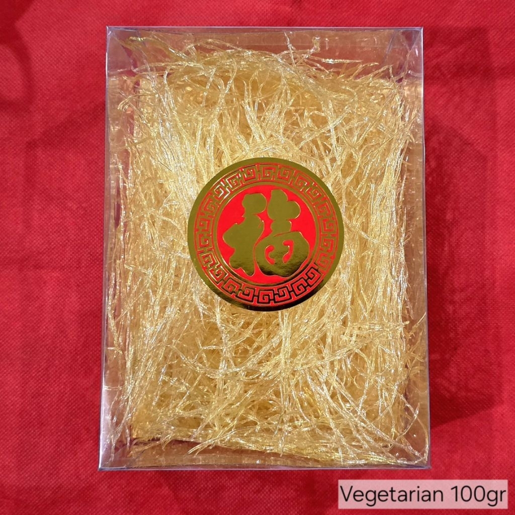 Hisit Vegetarian 100gr Sirip Ikan Hiu Vegetarian 100gr Imlek makanan Tradisional / Hisit Jepang