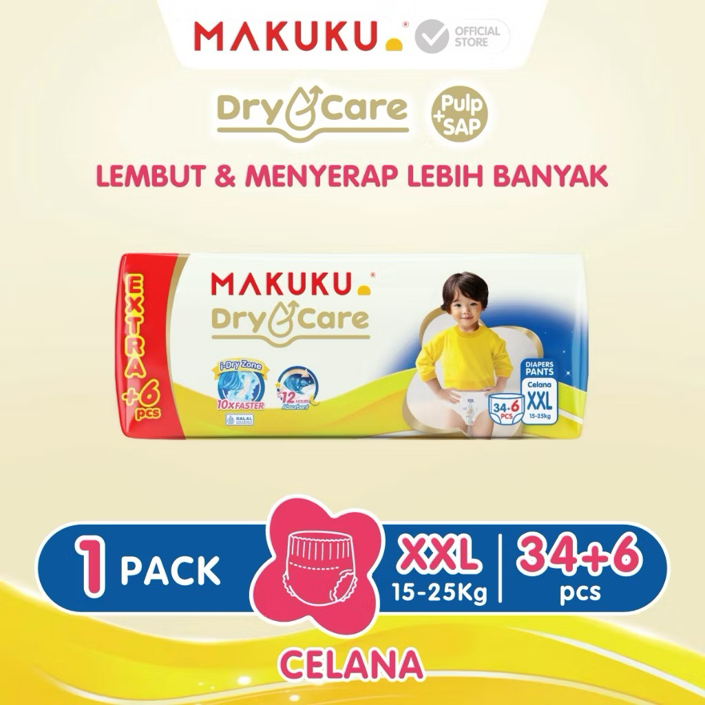 XXL 34+6 PROMO 1 PACK MAKUKU DRY CARE