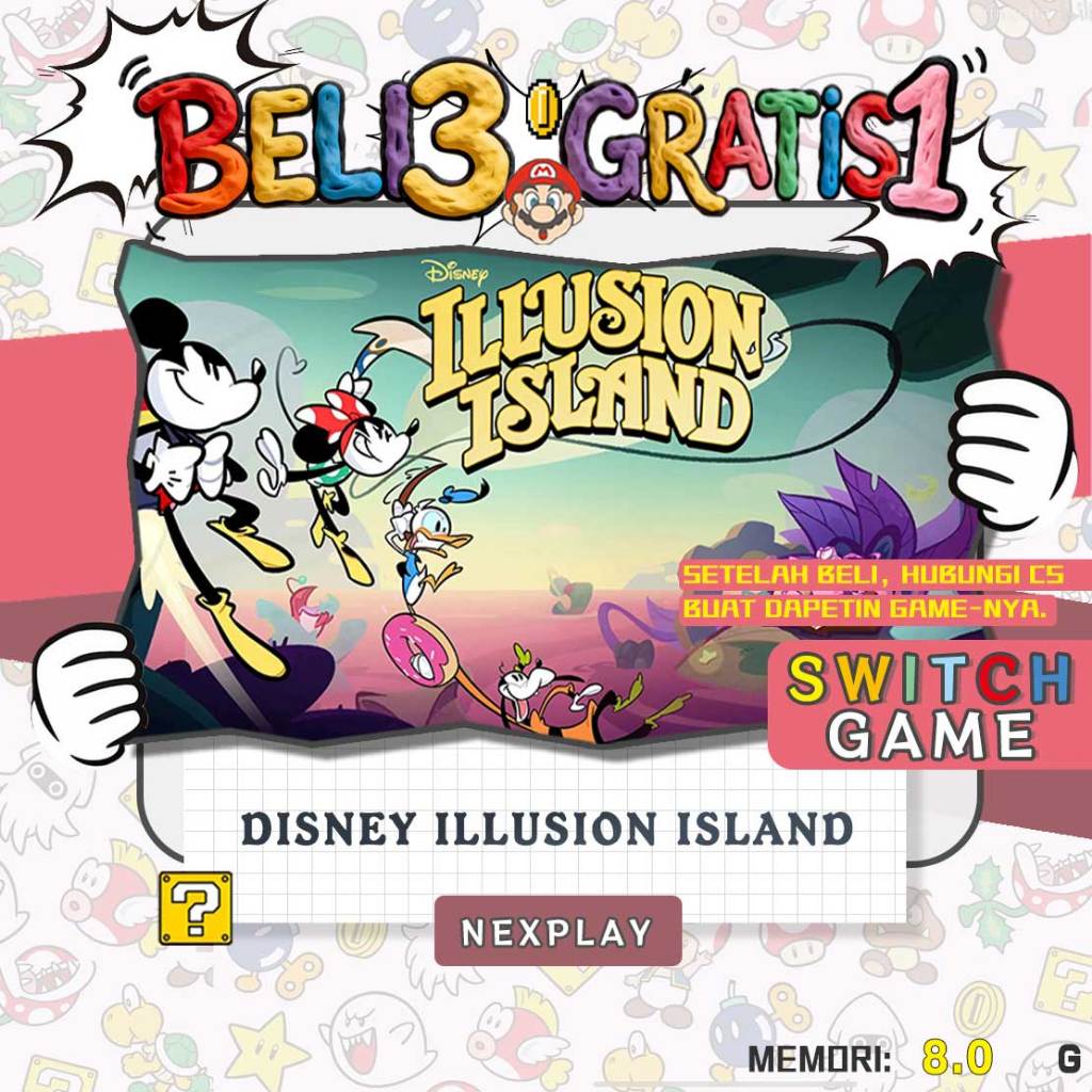 Disney Illusion Island  Nintendo Switch Digital Game BELI 3 GRATIS 1