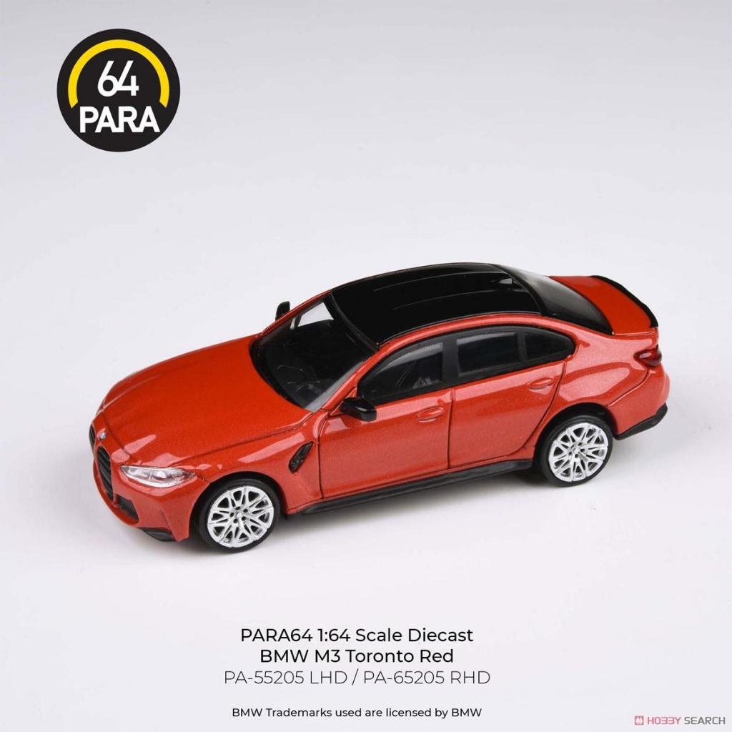 PA-55205 - PARA64 1:64 BMW M3 (G80) Toronto Red LHD