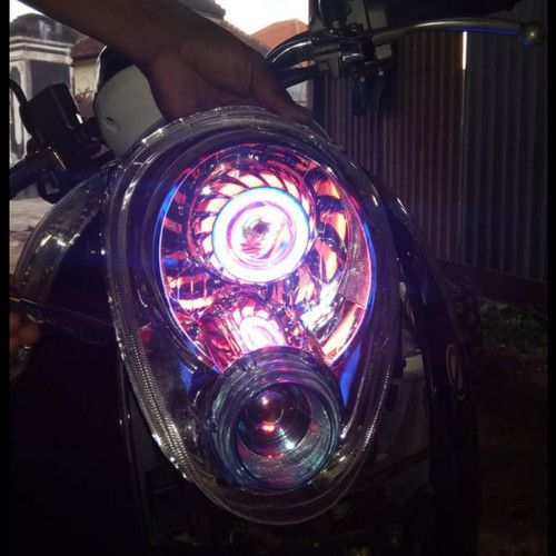 Paket Projector Led Plus Reflektor Scoopy - Led Projie Scoopy