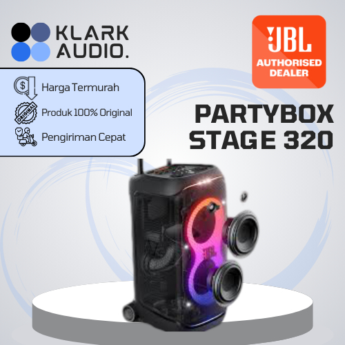 JBL PartyBox Stage 320 / Partybox Stage-320 Speaker Portable Bluetooth Speaker Karaoke