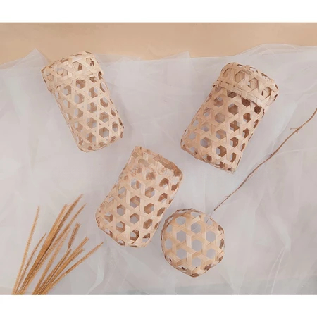 Keranjang Makanan Anyaman Bambu Tradisional