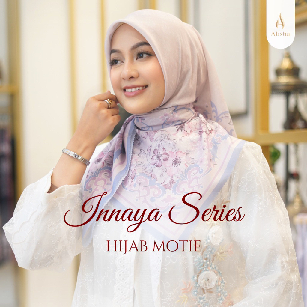 Hijab Motif Alisha - Innaya Series Bellflower