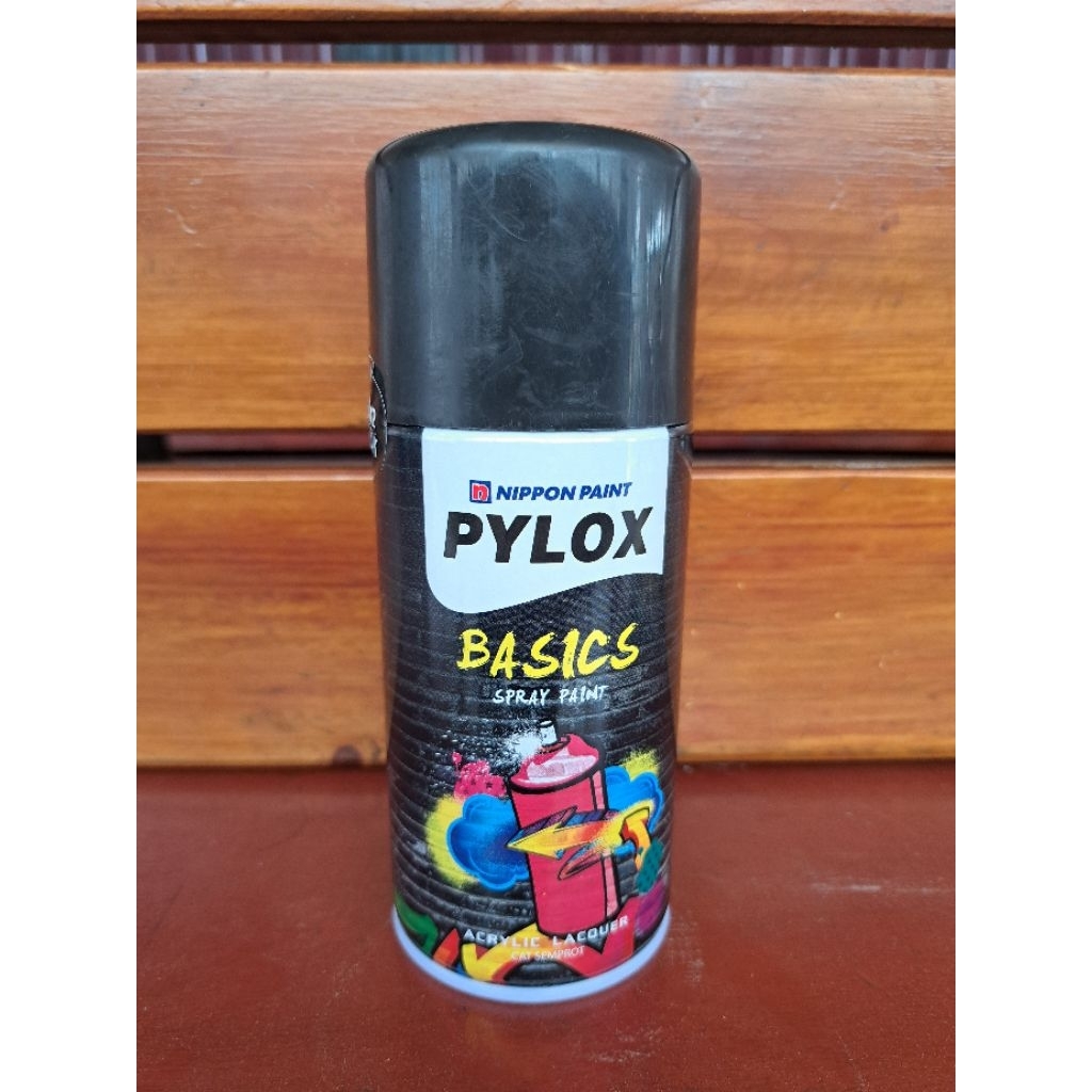 Pylox Black Basics Spray Paint (Nippon Paint)