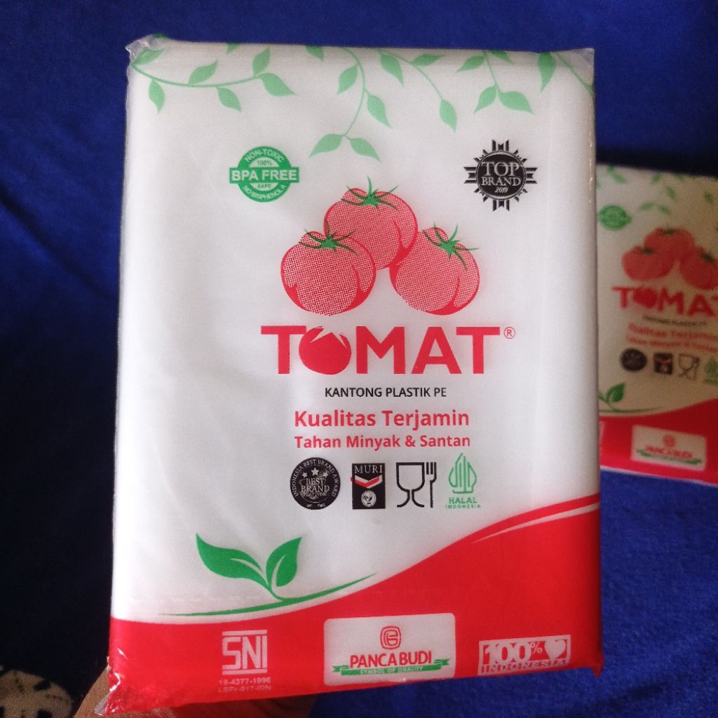 Plastik PE Tomat Ukuran 15 x 35 tebal 252 gram