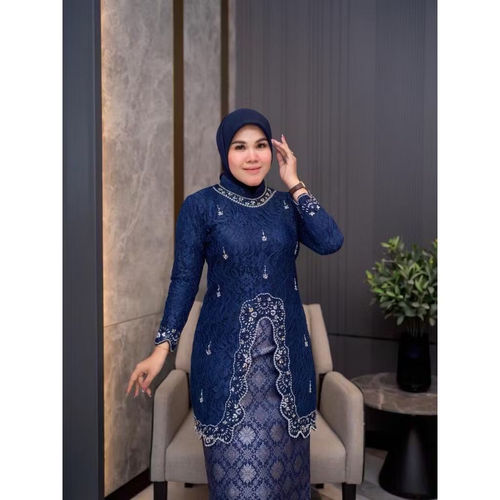 Set Kebaya Tunik Nala Payet Premium / Kebaya Pesta Modern