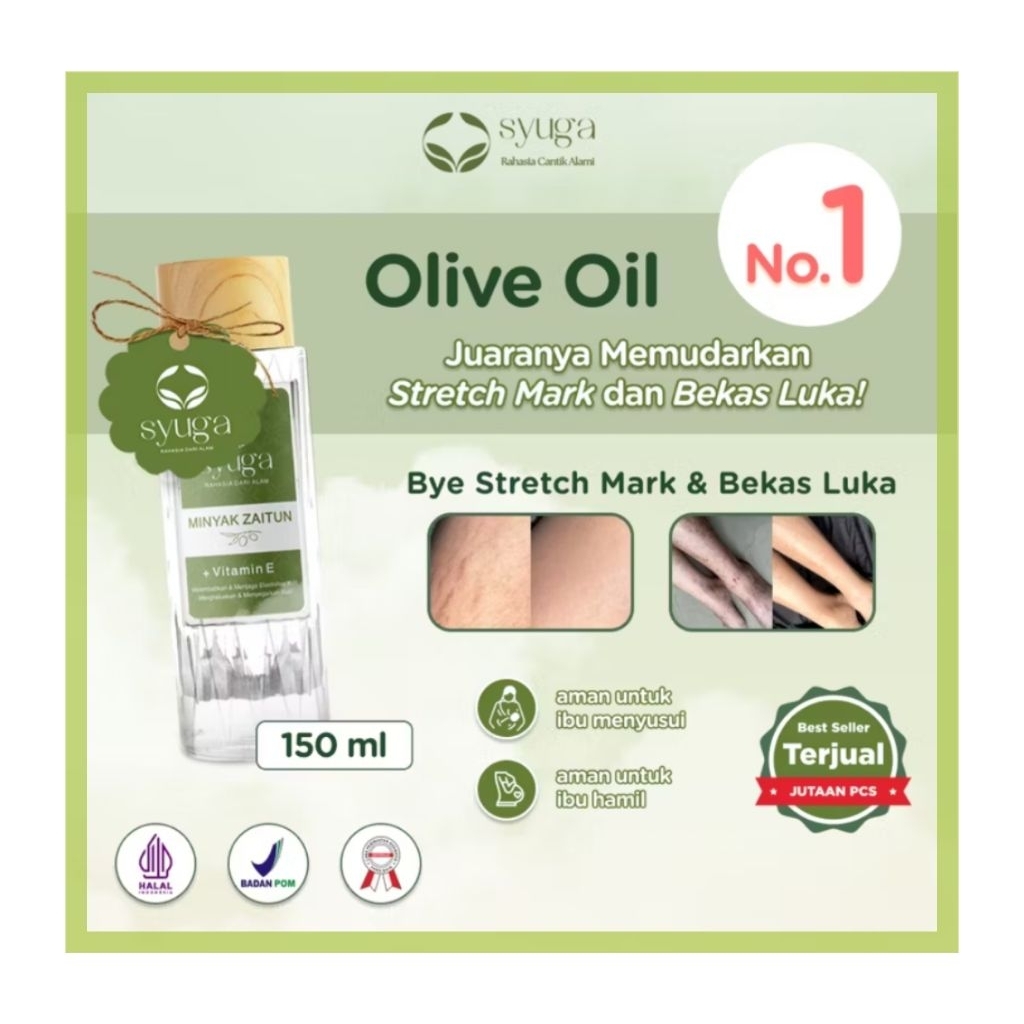 Syuga Minyak Zaitun 150ml/Minyak Zaitun Syuga
