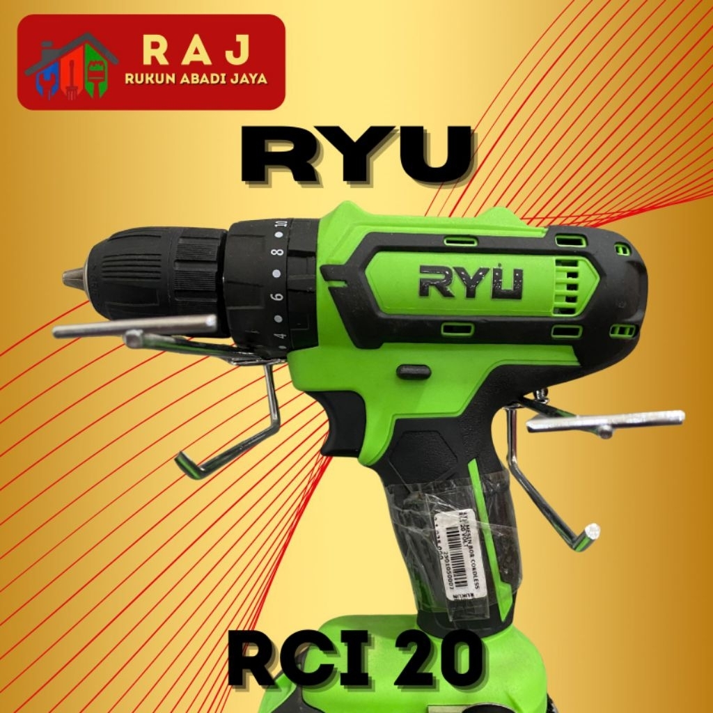 RYU Mesin Bor Cordless RCI 20 Volt
