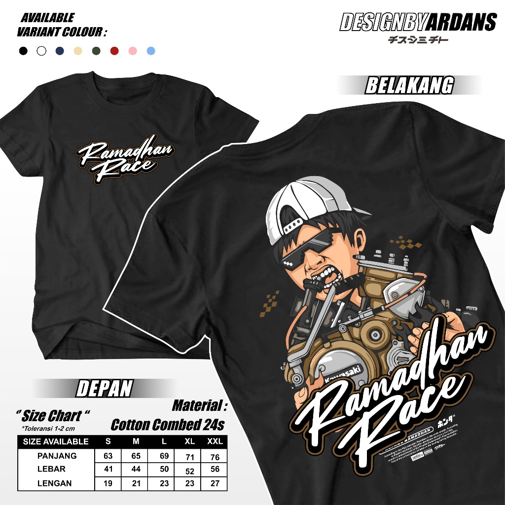 Kaos Ramadhan Race T-shirt Racing Original
