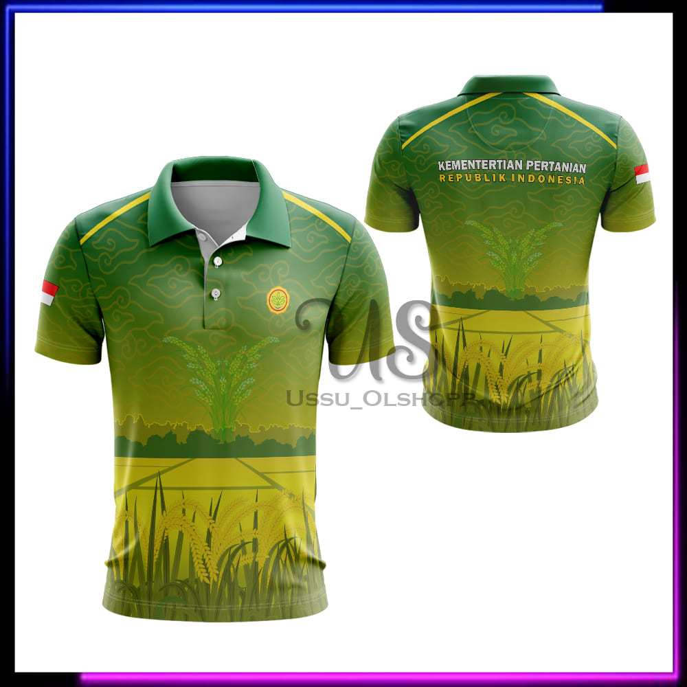 JERSEY KEMENTERIAN PERTANIAN | JERSEY PERTANIAN POLO  | KAOS LAPANGAN | BAJU KEMENTAN LENGAN PANJANG