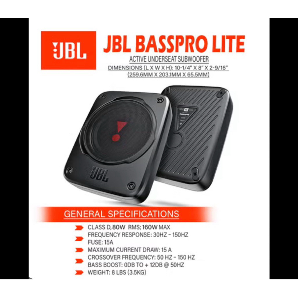 Basspro JBL LITE subwoofer aktif slim kolong JBL ORIGINAL
