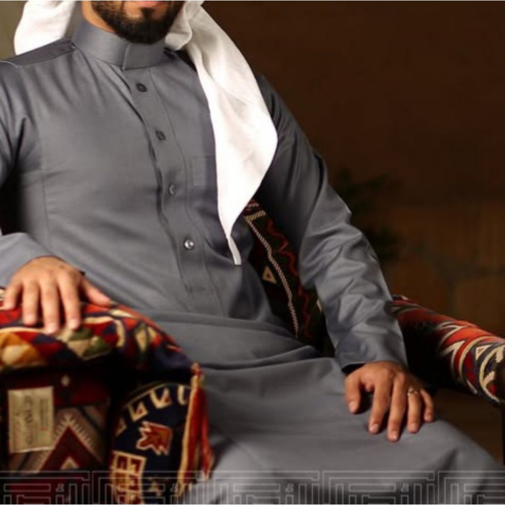Jubah Saudi Impor AL ASEEL Wool Original