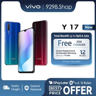 HP VIVO Y17 8/256GB Smartphone Handphone 4G LET 6.35 inches Mulus Normal FullSet