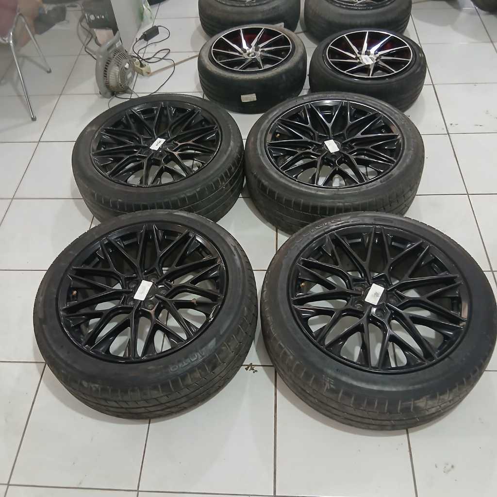 Velg Mobil Seken Racing Hsr Sloux Ring 20 x8,5 Et45 Pcd 5x114,3 + Ban 255/45 R20