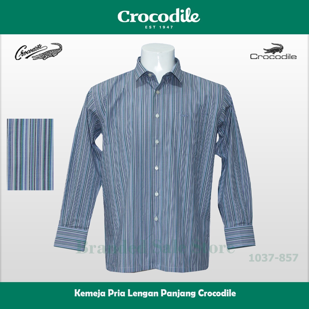 Kemeja Pria Lengan Panjang / Baju Lengan Panjang  PLATINUM Crocodile 1037-857