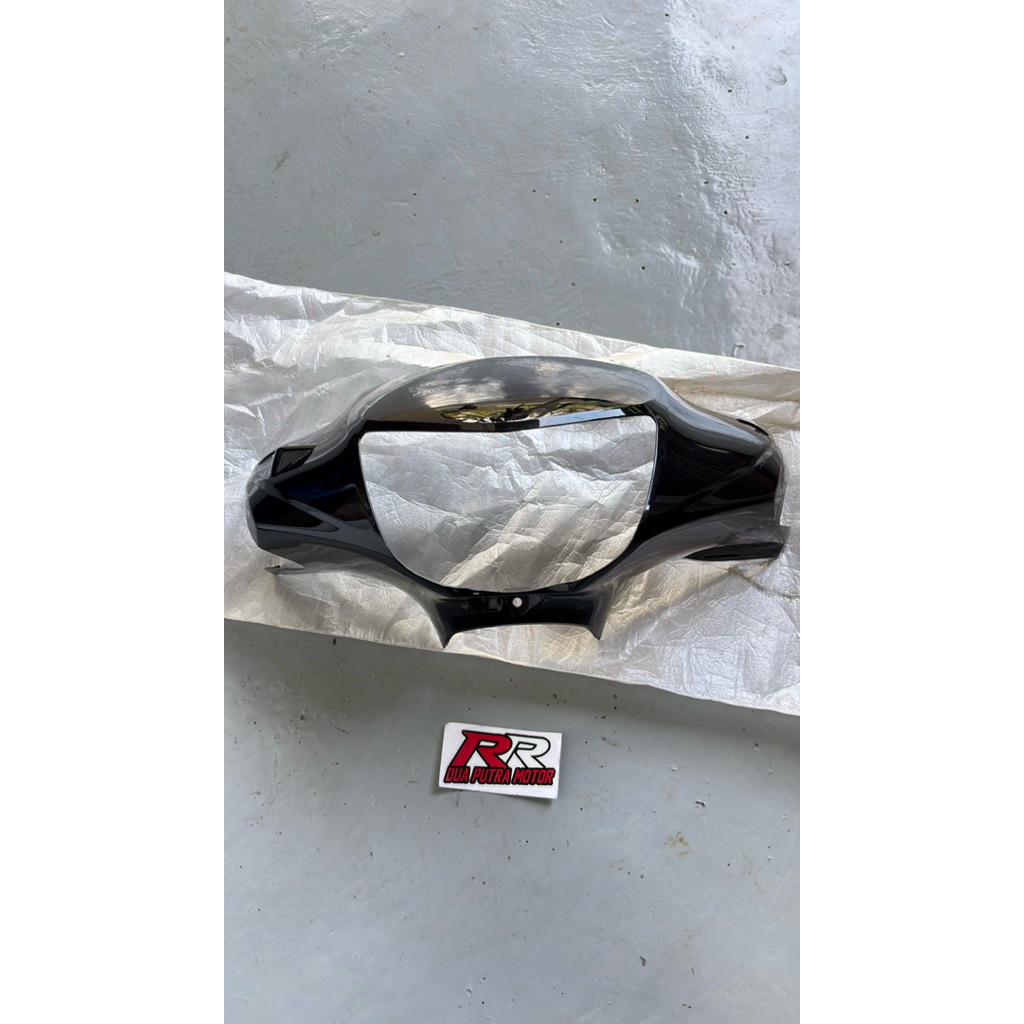 cover batok kepala lampu depan original ori suzuki spin 125 lama old hitam