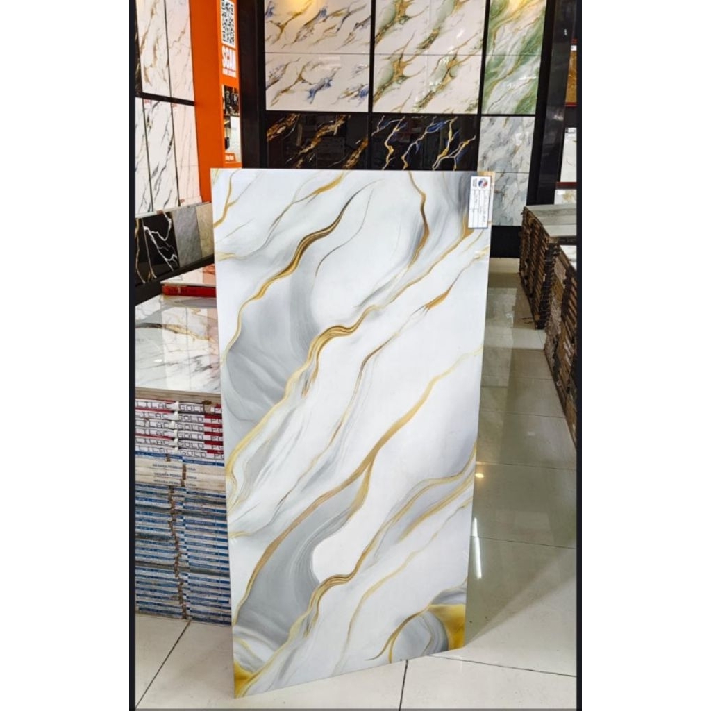 GRANIT 60X120 LANTAI DINDING MOTIF MARMER MEWAH GLOSSY KILAP
