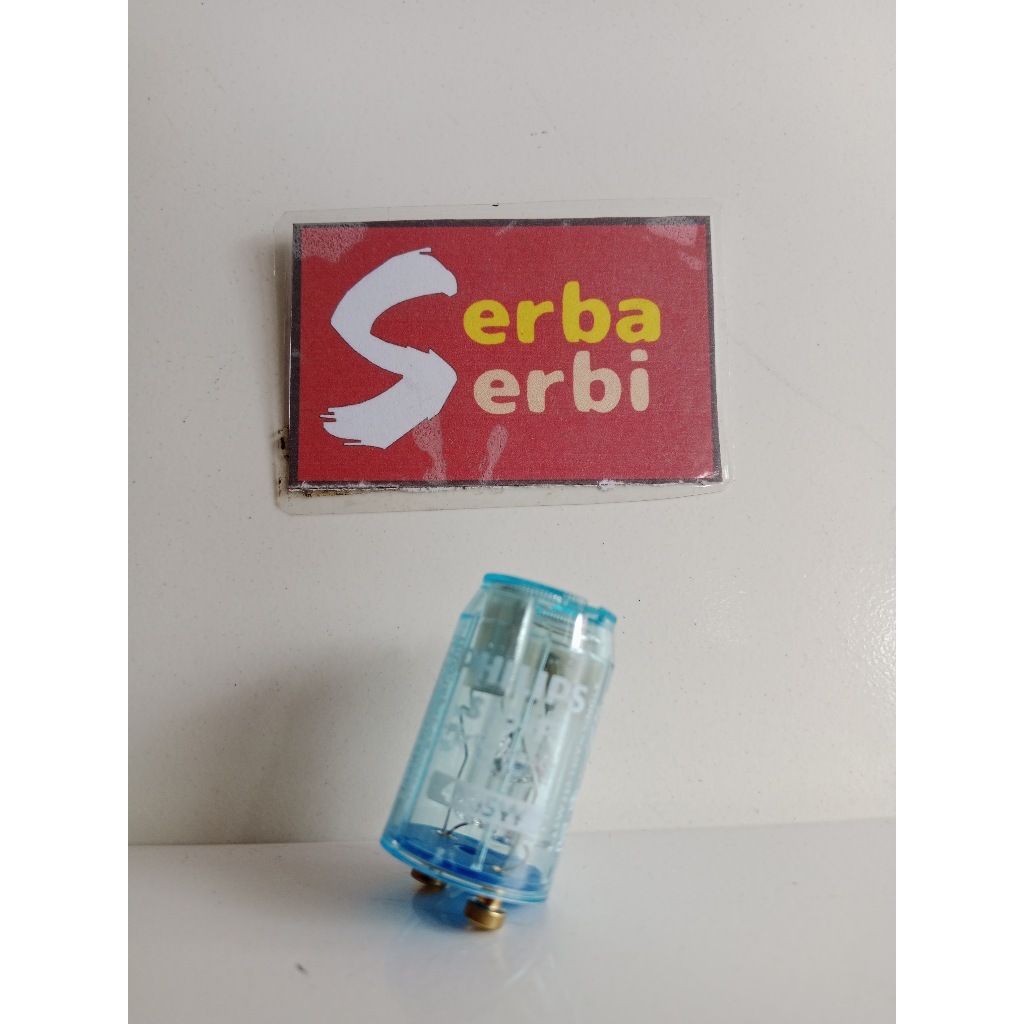 (STARTER BALLAST TL/NEON) Starter lampu TL Neon S10 P4-65w philips