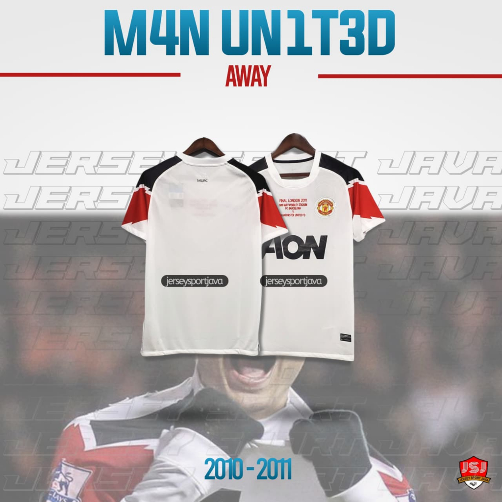 ( BISA COD ) JERSEY BAJU BOLA PRIA RETRO MU AWAY FINAL LONDON 2010 GRADE AAA+ - BEST HIGT QUALITY